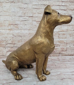 Life Size Jack Russell Terrier Dog Bronze Sculpture Statue Figure 19