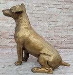 Life Size Jack Russell Terrier Dog Bronze Sculpture Statue Figure 19
