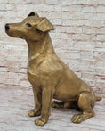Load image into Gallery viewer, Life Size Jack Russell Terrier Dog Bronze Sculpture Statue Figure 19" x 25"
