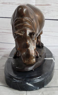 Load image into Gallery viewer, Signed Salvador Dali White Rhinoceros African Rhino Wild Life Bronze Sculpture Statue Art
