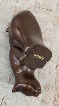 Load image into Gallery viewer, Cat Kitten Sitting on the Edge Bronze Figurine Sculpture Figure Collectible 3" x 6"
