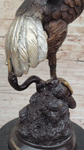 Load image into Gallery viewer, American Bald Eagle Bronze Statue Sculpture Figure by Moigniez 22" x 17"
