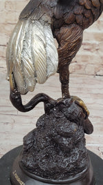 American Bald Eagle Bronze Statue Sculpture Figure by Moigniez 22