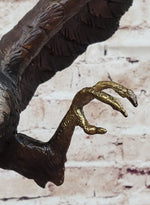 American Bald Eagle Bronze Statue Sculpture Figure by Moigniez 22