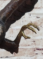American Bald Eagle Bronze Statue Sculpture Figure by Moigniez 22