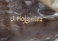 Load image into Gallery viewer, Detailed Bronze Bald Eagle Sculpture – Moigniez Signature Bird Piece
