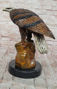 Load image into Gallery viewer, Jules Moigniez Inspired Bronze Eagle – Wildlife Art Sculpture
