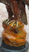 Load image into Gallery viewer, Jules Moigniez Inspired Bronze Eagle – Wildlife Art Sculpture
