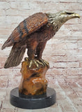 Load image into Gallery viewer, Jules Moigniez Inspired Bronze Eagle – Wildlife Art Sculpture
