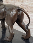 Load image into Gallery viewer, Hot Cast Bronze Hunting Lion Puma Lioness Jungle Safari Statue Sculpture Figurine
