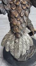 Load image into Gallery viewer, Landing Eagle Bronze Metal Statue Sculpture Indoor Outdoor 23" x 18"
