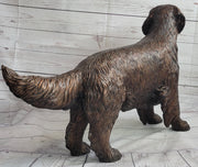 Golden Retriever Puppy Dog Bronze Metal Life Size Statue Sculpture 26