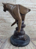 Load image into Gallery viewer, Limited Edition Marius Cougar Female Lion Bronze Sculpture Marble Statue Figurine
