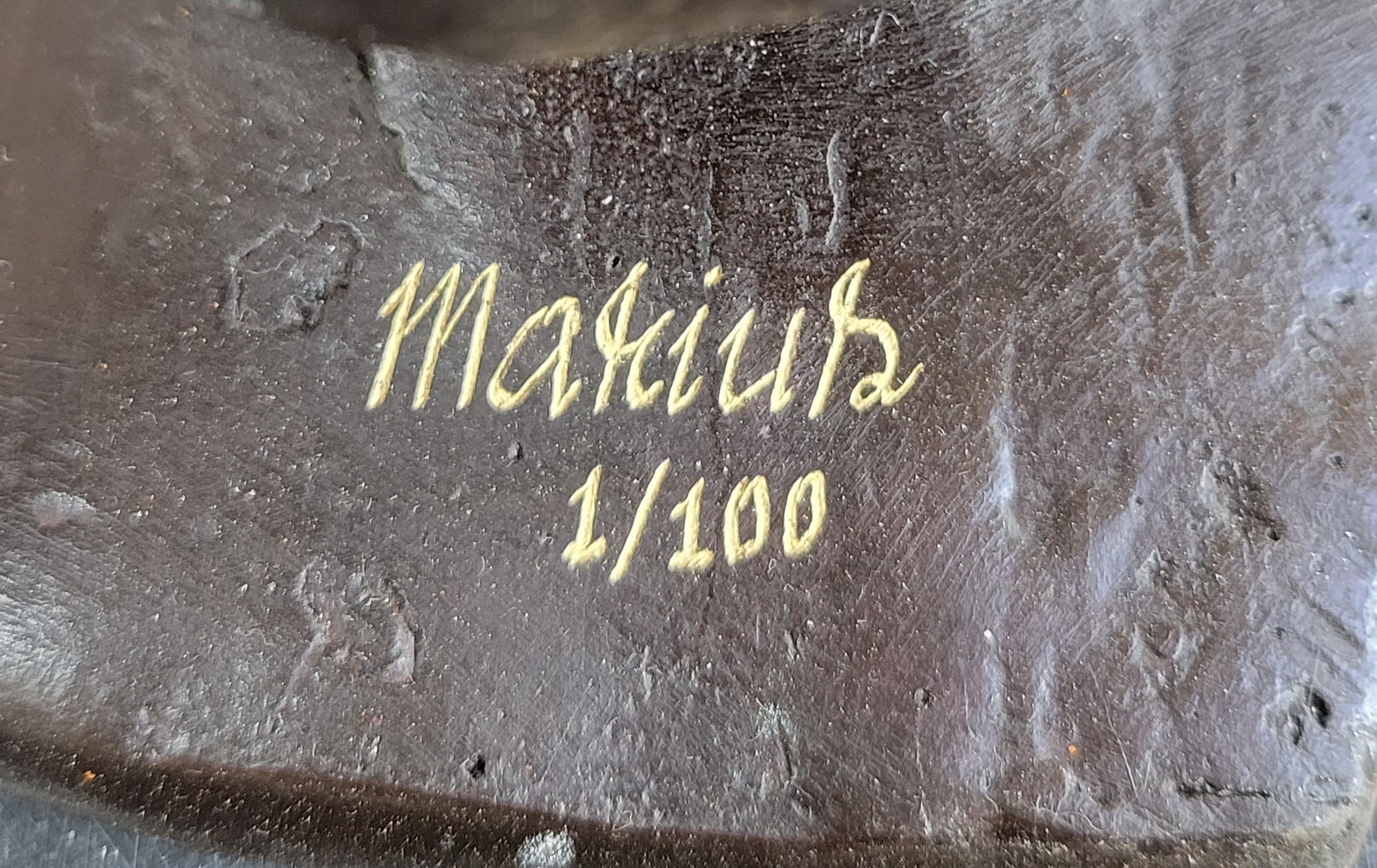 Limited Edition Marius Cougar Female Lion Bronze Sculpture Marble Statue Figurine