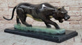 Load image into Gallery viewer, Hot Cast Bronze Sculpture of Cougar Mountain Lion Panther w/ Special Patina Finish
