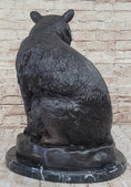 Load image into Gallery viewer, Mother Bear and Cubs - Bronze Metal Sculpture Statue Figure Signed Art Moigniez
