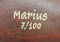 Load image into Gallery viewer, Abstract Bronze Metal Longhorn Cattle Bull Sculpture Statue Figurine Signed & Numbered Art
