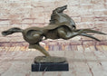 Load image into Gallery viewer, Large Abstract Modern Art Horse Gallops Bronze Sculpture Statue Figurine Figure
