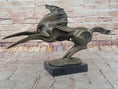 Load image into Gallery viewer, Large Abstract Modern Art Horse Gallops Bronze Sculpture Statue Figurine Figure
