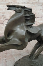 Abstract Bronze Stallion – Modern Equine Sculpture for Contemporary Décor