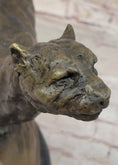 Load image into Gallery viewer, Running Panther Puma Mountain Lion Bronze Sculpture Statue Wildlife Original Art
