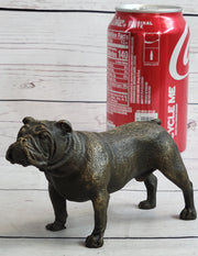 English Bulldog Miniature Bronze Statue Sculpture Figure Figurine Original Art 3