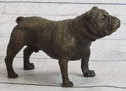 English Bulldog Miniature Bronze Statue Sculpture Figure Figurine Original Art 3