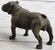 English Bulldog Miniature Bronze Statue Sculpture Figure Figurine Original Art 3