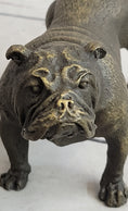 Load image into Gallery viewer, English Bulldog Miniature Bronze Statue Sculpture Figure Figurine Original Art 3" x 6"
