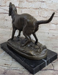 Load image into Gallery viewer, Hunting Dog Wolfhound Bronze Marble Statue Bookend Sculpture Artwork Gift Sale
