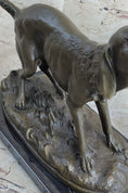 Load image into Gallery viewer, Hunting Dog Wolfhound Bronze Marble Statue Bookend Sculpture Artwork Gift Sale
