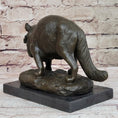 Load image into Gallery viewer, Persian Cat by Charles Emile Jonchery Bronze Sculpture Figurine Collectible 7" x 9.5"
