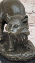 Load image into Gallery viewer, Persian Cat by Charles Emile Jonchery Bronze Sculpture Figurine Collectible 7" x 9.5"
