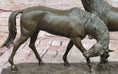 Load image into Gallery viewer, Necking Horses Equestrian Horse Lover Bronze Sculpture Statue Art Figure Marble Base
