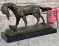 Load image into Gallery viewer, Hot Cast Bronze Golden Retriever Hunting Dog w/ Quail Statue Sculpture Art Decor
