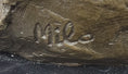 Load image into Gallery viewer, Stag Buck Elk Deer Laying Down - Bronze Wildlife Sculpture by Milo on Marble Base
