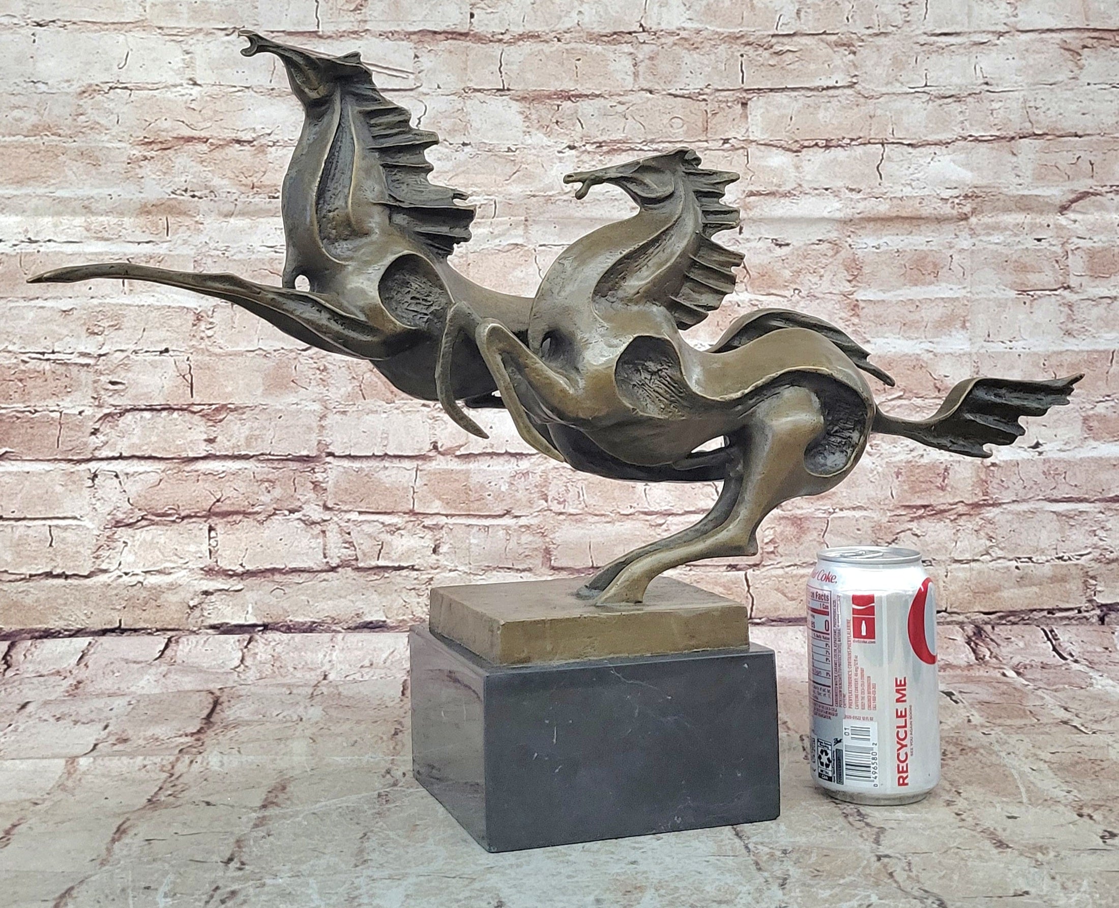 Abstract Galloping Horses Bronze Sculpture Original Equine Art Signed by Milo - Southlake Paws