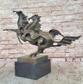 Load image into Gallery viewer, Abstract Galloping Horses Bronze Sculpture Original Equine Art Signed by Milo - Southlake Paws
