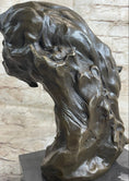 Load image into Gallery viewer, Pouncing Cougar Mountain Lion Cat Bronze Statue Sculpture Figure 11.5" x 12"
