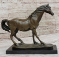 Load image into Gallery viewer, Arabian Horse Bronze Statue Sculpture PJ Mene Equestrian Stables Decor 10" x 11"
