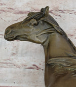 Arabian Horse Bronze Statue Sculpture PJ Mene Equestrian Stables Decor 10