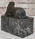 Load image into Gallery viewer, Art Deco Hot Cast Polar Bear Bookend Bookends Bronze Sculpture Statue Figurine
