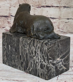 Art Deco Hot Cast Polar Bear Bookend Bookends Bronze Sculpture Statue Figurine