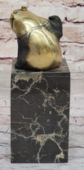 Load image into Gallery viewer, Real Bronze Panda Bear Bronze Figurine Sculpture on Marble Base by Milo

