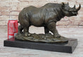 Load image into Gallery viewer, Rhinoceros Rhino Safari Wildlife Bronze Sculpture Statue Original Signed Art
