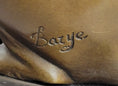 Load image into Gallery viewer, Greyhound Guardian Dog Bronze Metal Statue Sculpture Signed on Marble Base
