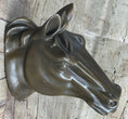 Load image into Gallery viewer, Signed Original Thomas Wall Mount Horse Head Bust Bronze Sculpture Art Deco Sale
