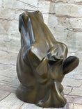 Load image into Gallery viewer, Signed Original Thomas Wall Mount Horse Head Bust Bronze Sculpture Art Deco Sale
