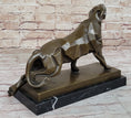 Load image into Gallery viewer, Henry Moore Modern Art Abstract Jaguar Panther Cougar Lion Bronze Sculpture
