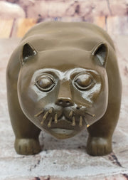 Handcrafted Large Botero Cat Gato Feline Animal Bronze Sculpture Figurine Figure